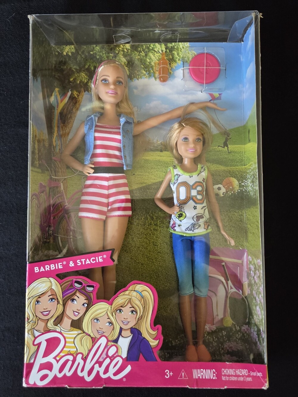 2017 Barbie And Stacie 2-Pack "Outdoor Fun" Dolls Mattel DWJ64 NEW in BOX NRFB